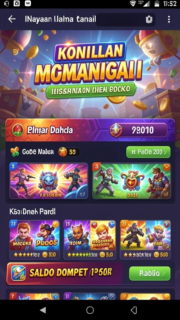 dewanaga77 - Tampilan UI yang sederhana dan menarik.