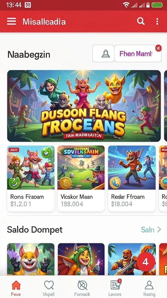 kedai168 - Screenshot menampilkan fitur multiplayer dengan pemain lain.