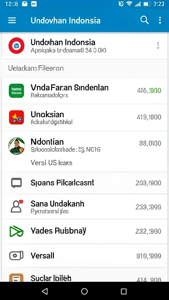 zk1177 - Tampilan menu utama yang menarik dan interaktif.